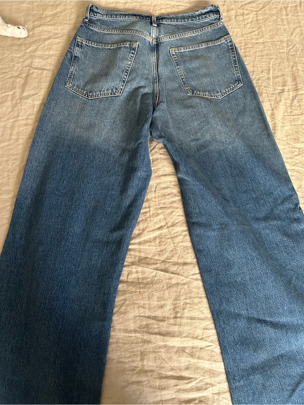 Women’s Buck Mason Blue Wide-Leg Jeans size 28